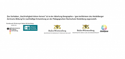 Projekt "Nachhaltigkeit lehren lernen"